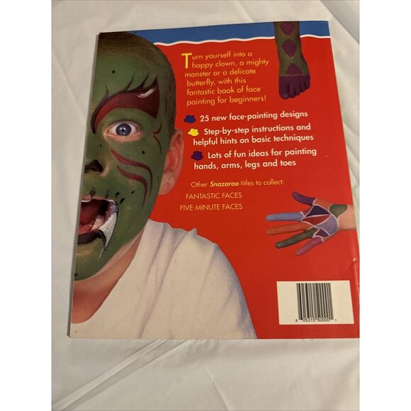 Snazaroo First Faces Face Painting Book For Beginners - Picture 2 of 3